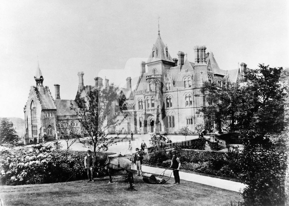 West Aspect of Bestwood Lodge, Bestwood, Nottingham, c 1900