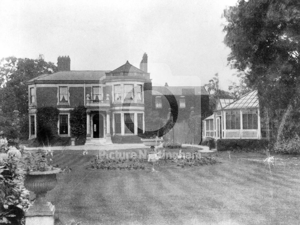 Front View of the Oaks, Broadgate, Beeston, 1911