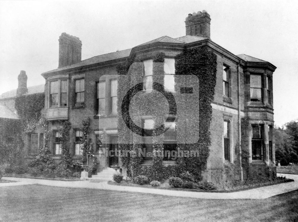 North West View of The Oaks, Broadgate, Beeston, 1911