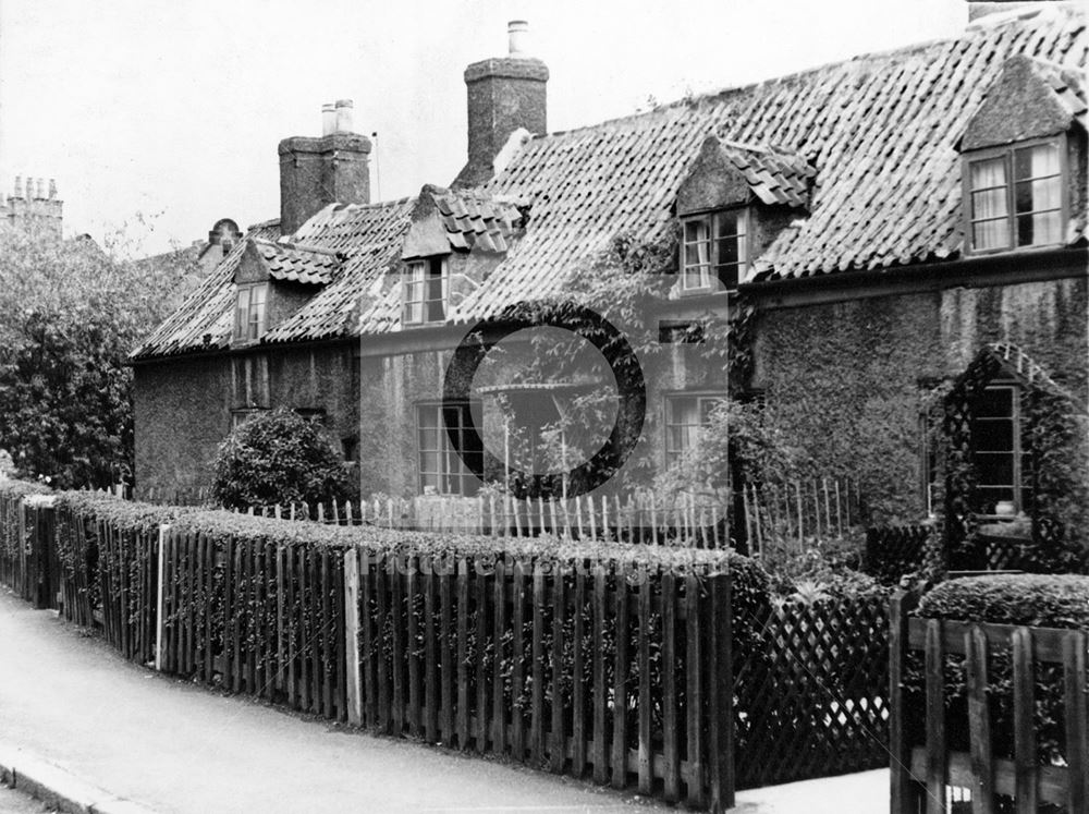 Old Cottages, Nether Street, Beeston, 1956