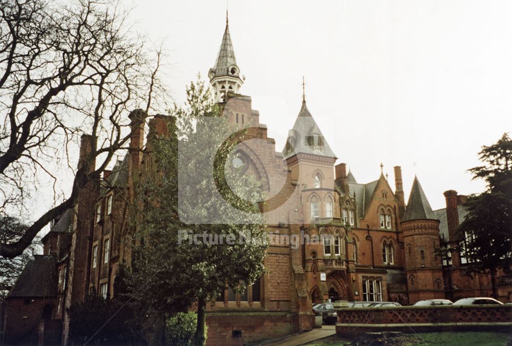 Main Entrance and Chapel, Bestwood Lodge, Bestwood, Nottingham, 1999