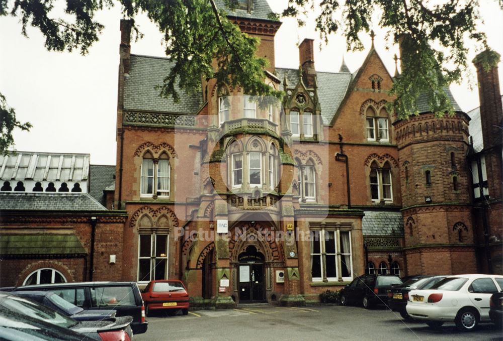 Main Entrance, Bestwood Lodge, Bestwood, Nottingham, 1999