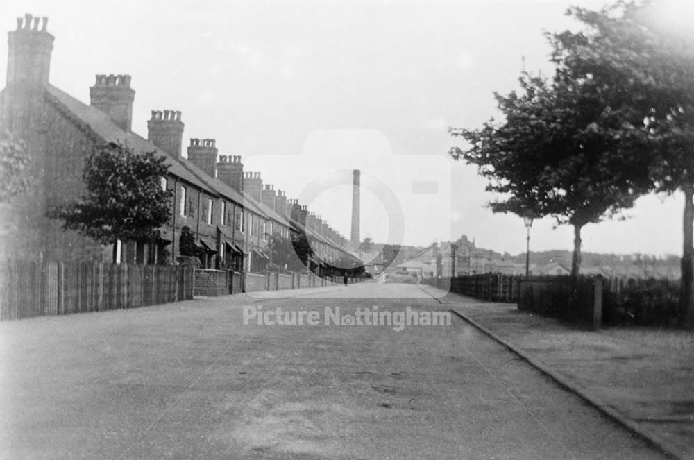 Terraced Houses in Bestwood Colliery Village, Bestwood, Nottingham, c 1920s ?