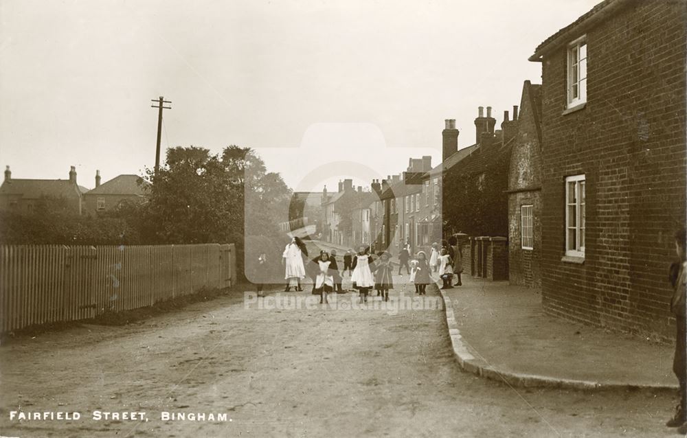 Fairfield Street, Looking South, Bingham, c 1908