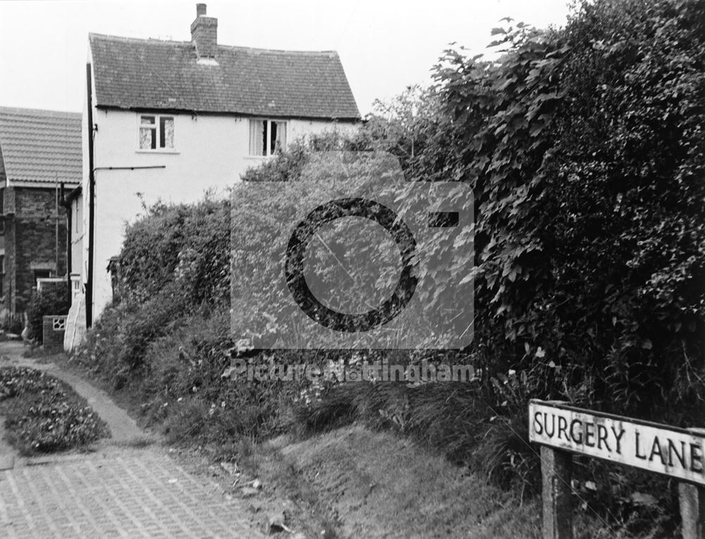 Surgery Lane, Blidworth, 1982