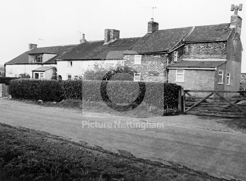 Cottages, Rigg Lane, Blidworth, 1982