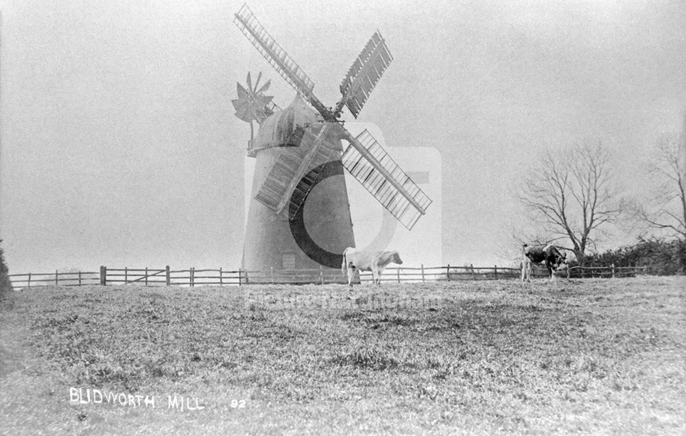 Blidworth Mill, Blidworth, c 1892