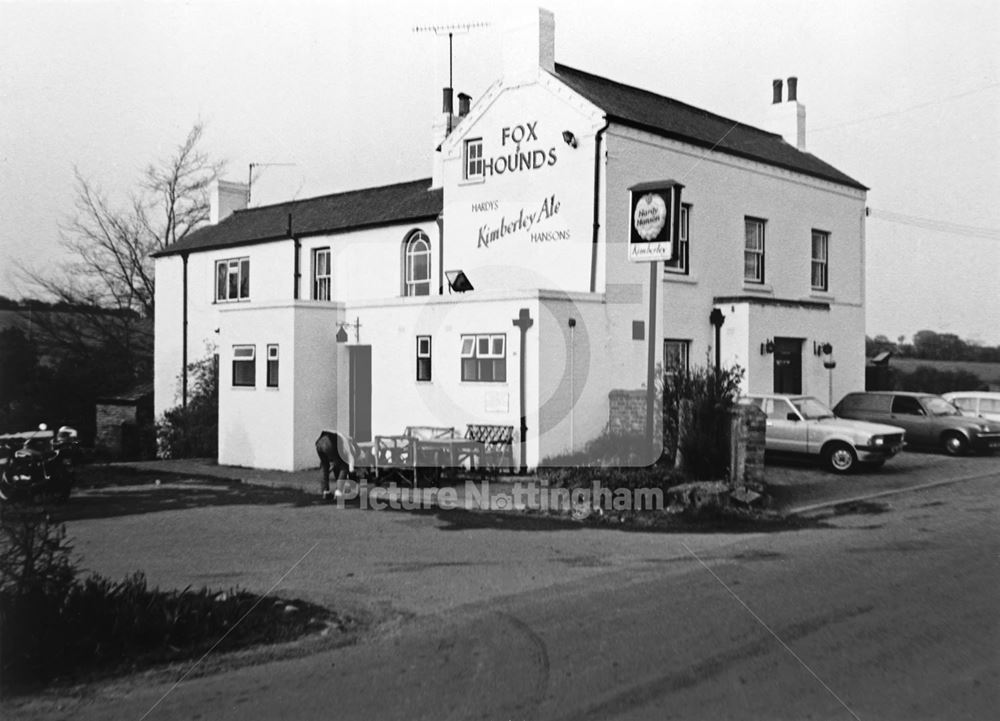 Fox and Hounds public house, Blidworth Bottoms, Blidworth, 1982