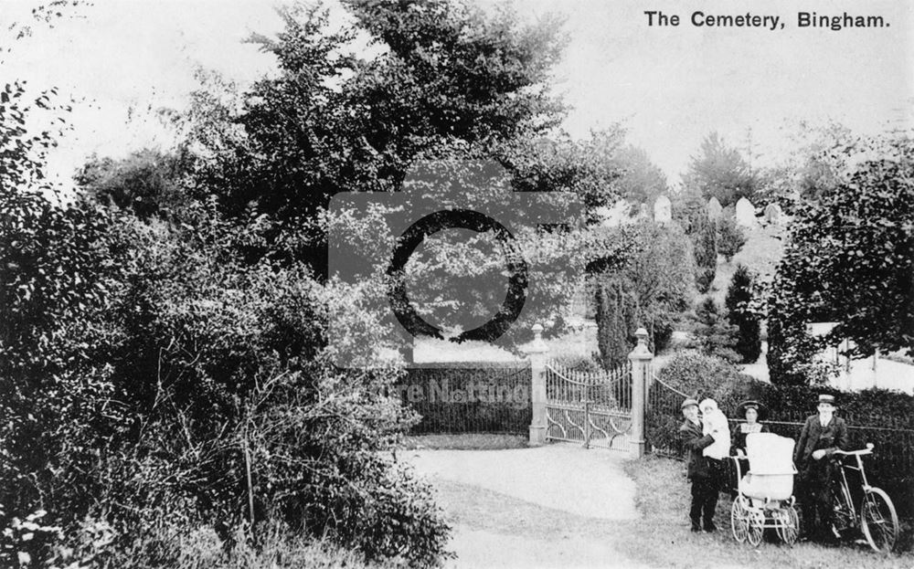 Cemetery, The Banks, Bingham, c 1904