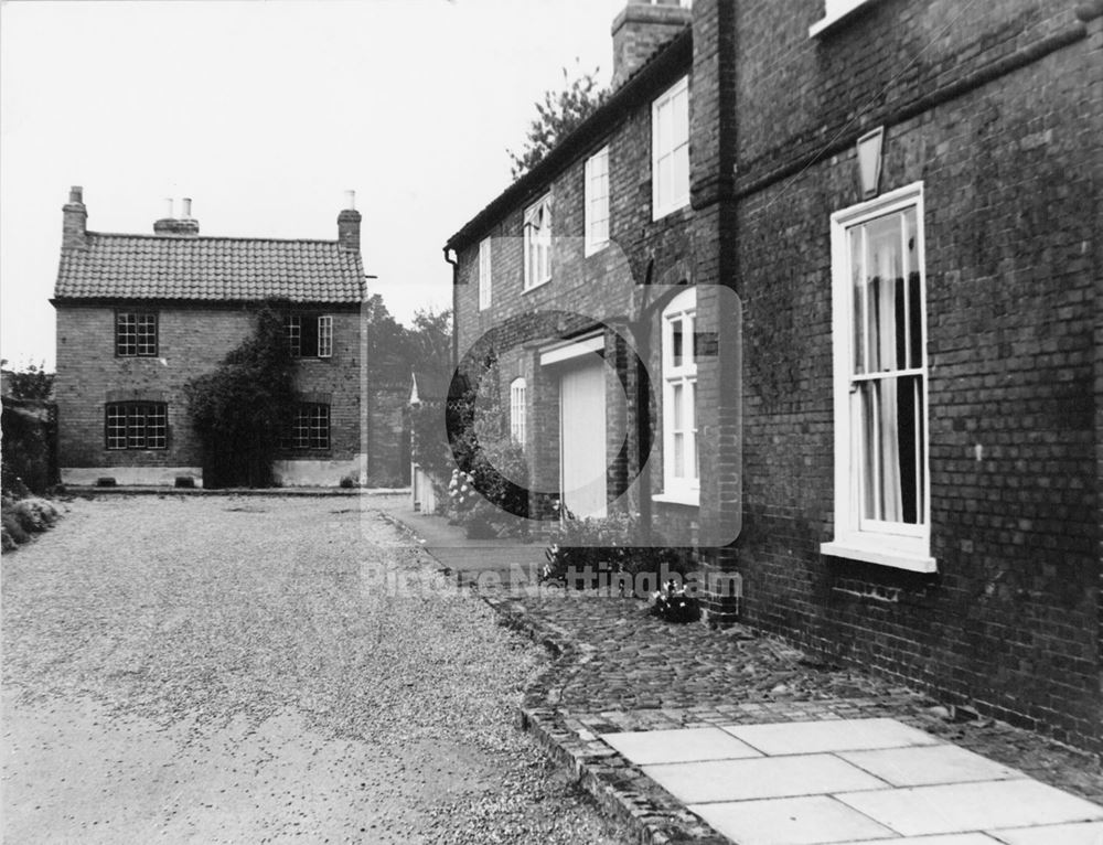 Cottages off the Market Place, Bingham, 1964