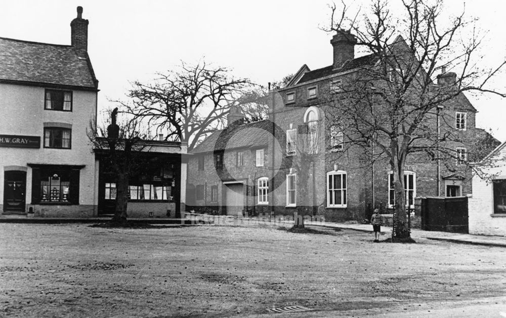 Market Place, Bingham, c 1955