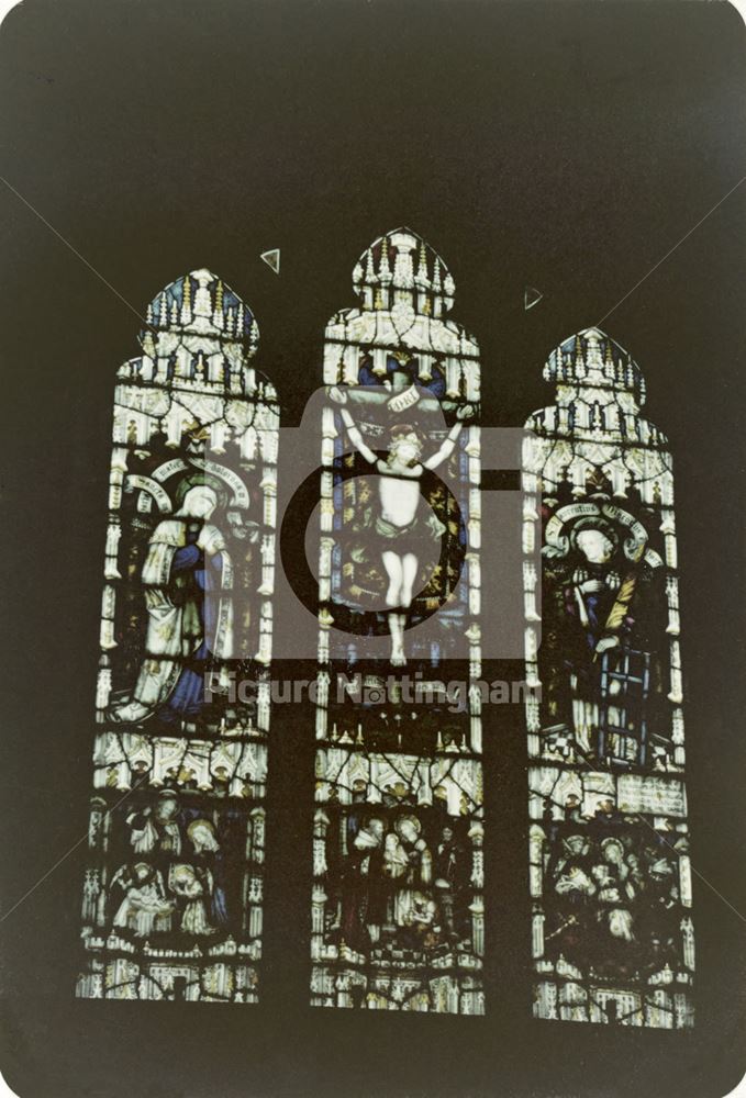 East window, St Mary's Church, Main Street, Blidworth, 1982