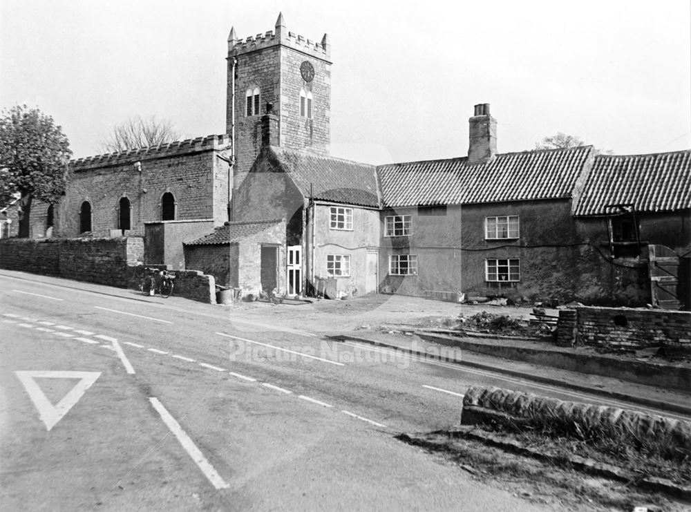 St. Mary's Church and Church Farm, Main Street, Blidworth, 1982