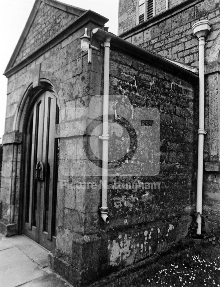 South Porch, St. Mary's Church, Main Street, Blidworth, 1982