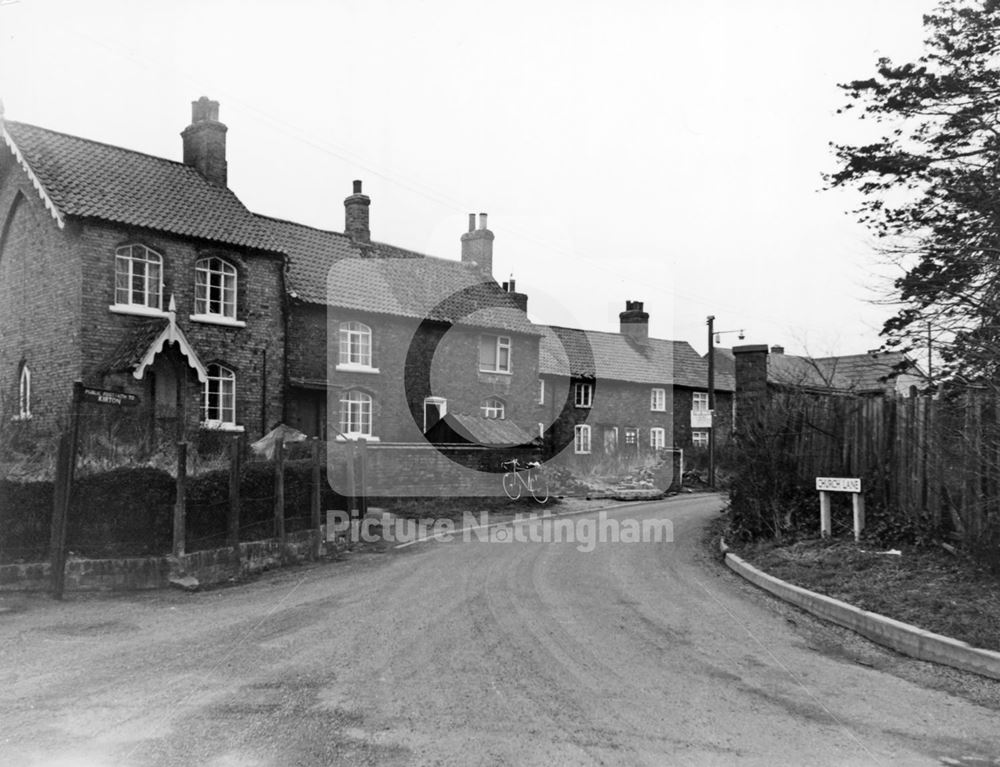 Church Lane, Boughton, 1978