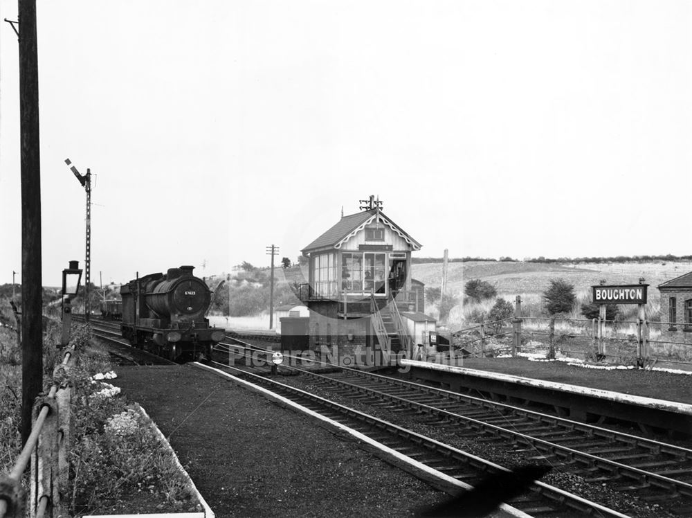 Railway Station, Boughton, 1955