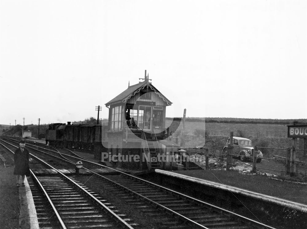 Railway Station, Boughton, 1954