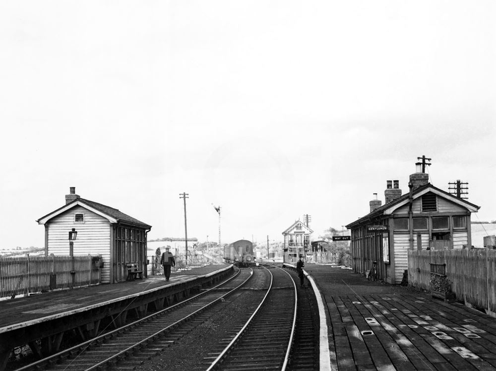 Railway Station, Boughton, 1955