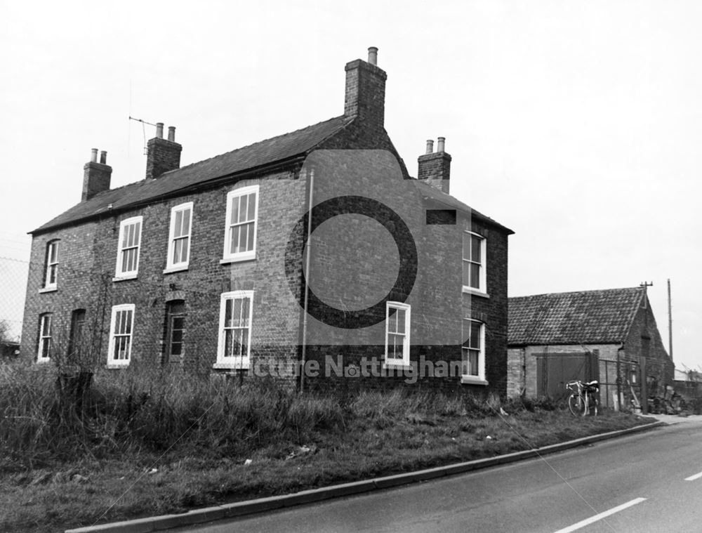 Former Collliery Offices, possibly on Newark Road, Boughton, 1978