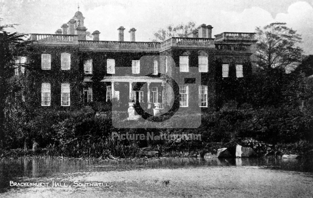 Brackenhurst Hall, Nottingham Road, Southwell, 1926