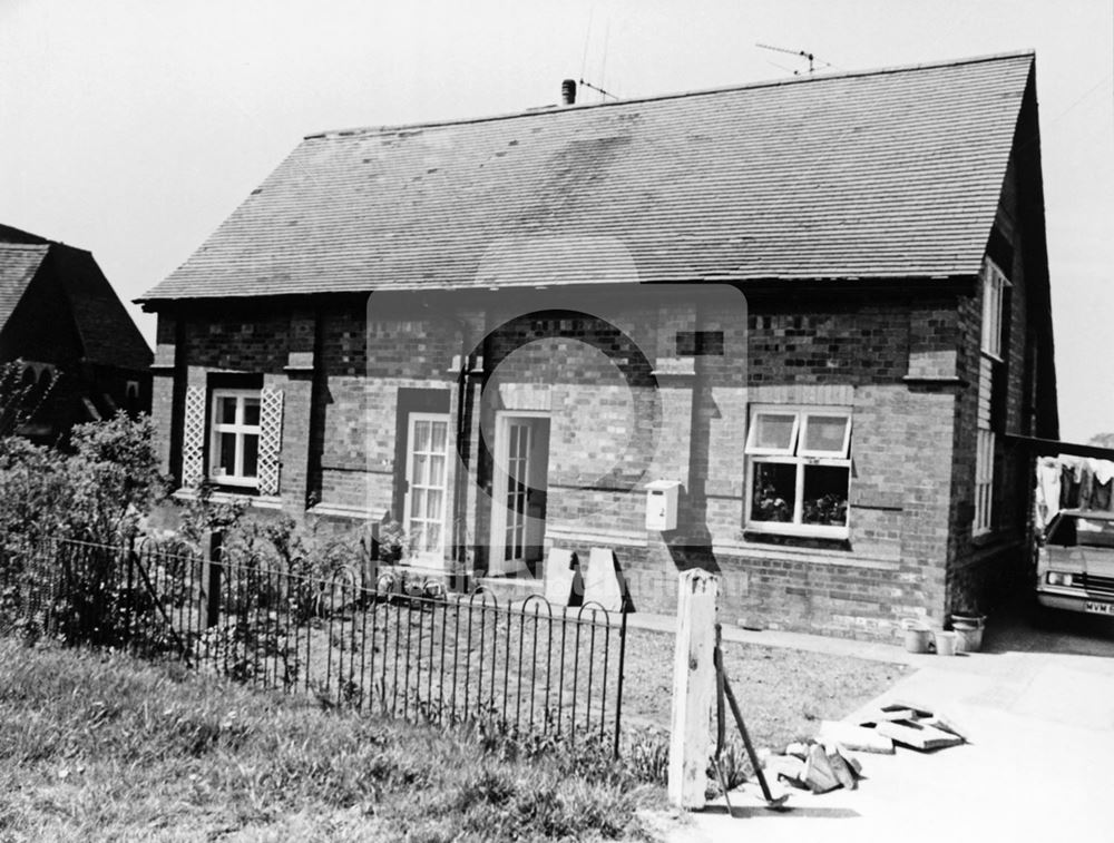 School Cottages, Fosse Way, Brough, Newark, 1979