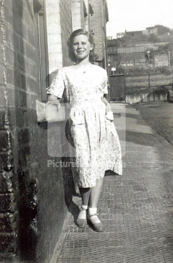 Sylvia Swanwick, Twells Street, off St Ann's Wells Road, St Anns, c 1951