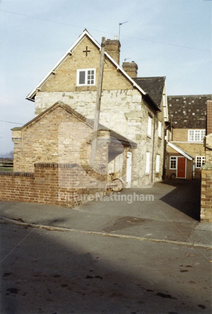 Hall Farm (later Holme Farm), Brassingfield Lane, Gamston, c 1970