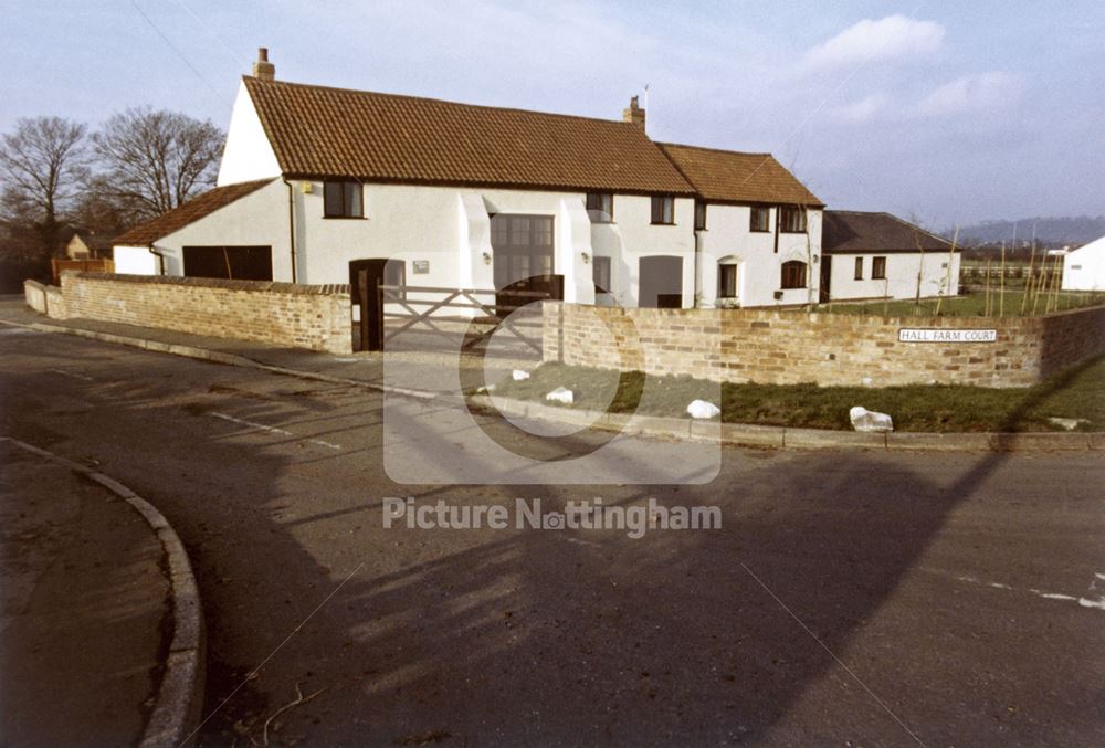 Hall Farm Court, Gamston, c 1970