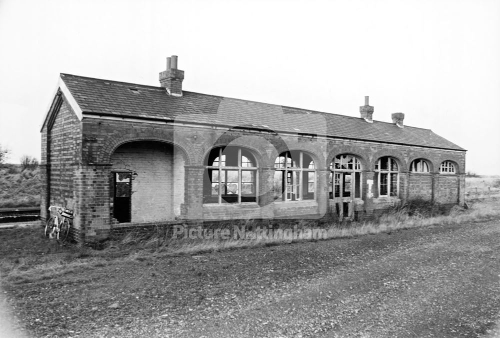 Remains of Fledborough Station, 1978