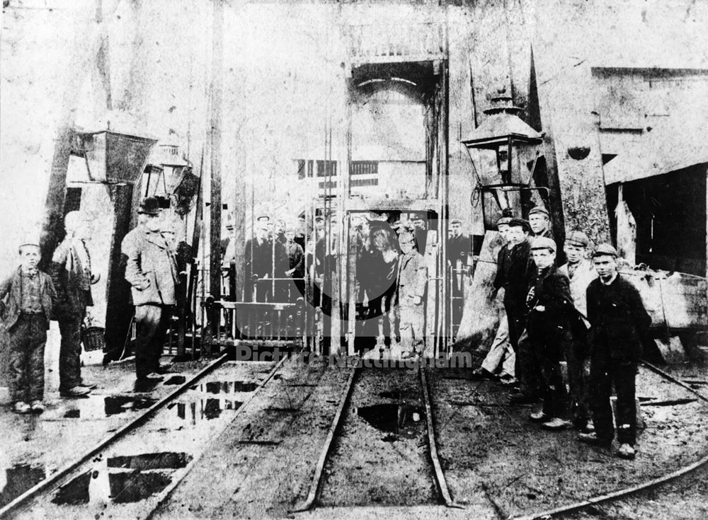 Pit Head, Linby Colliery, 1900