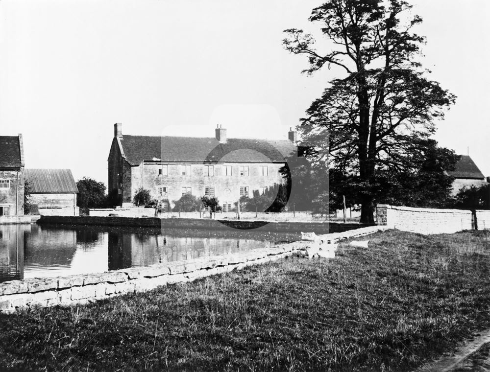 Hall Farm House, off Main Street, Linby, c 1950