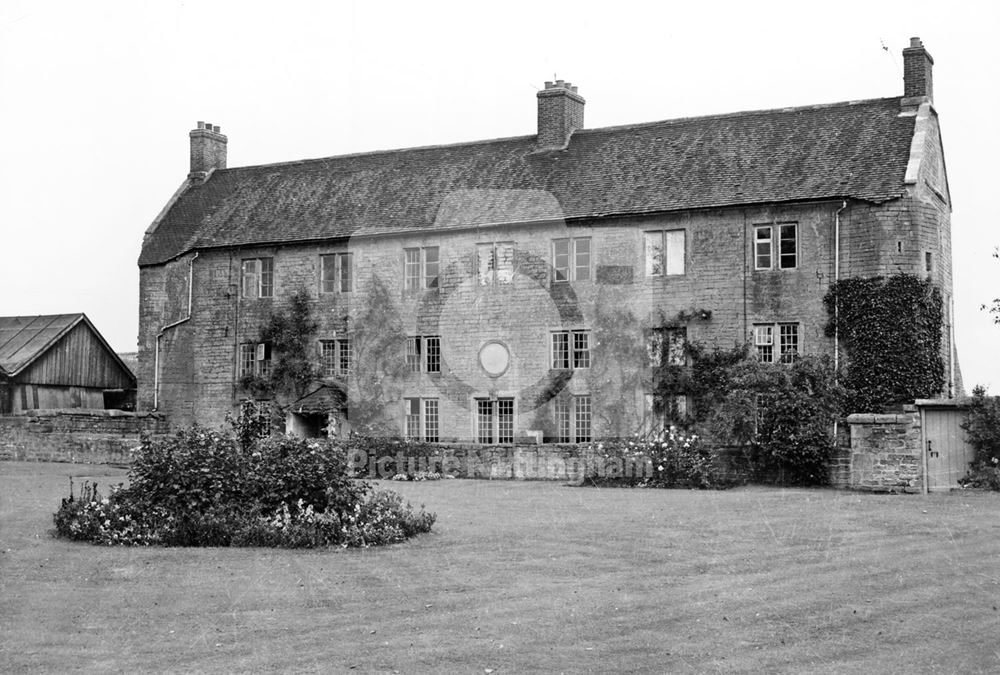 Hall Farm House, off Main Street, Linby, c 1950