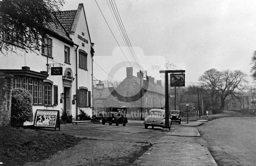 Horse and Groom public house, Main Street, Linby, c 1950