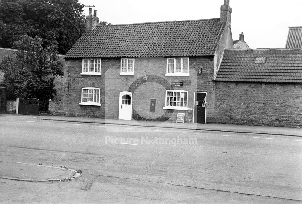 Post Office, Main Street, Linby, c 1950?