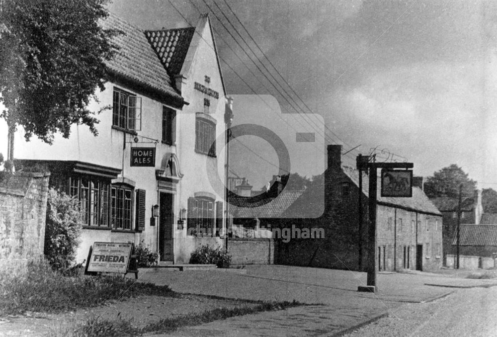 Horse and Groom public house, Main Street, Linby, c 1950