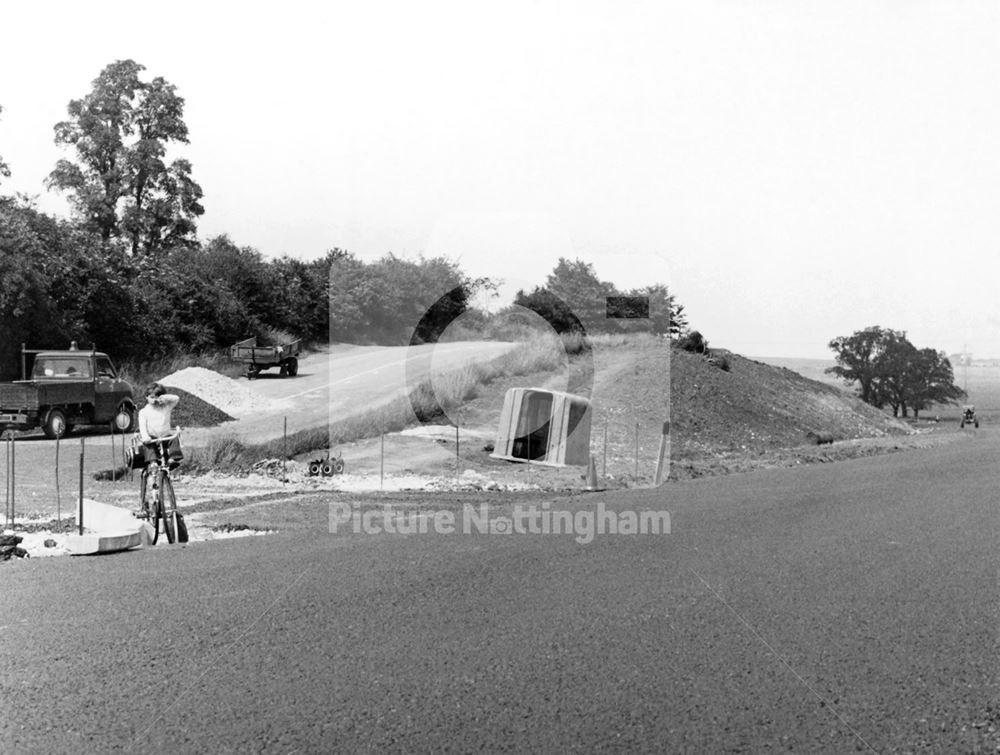 Bypass at Cheese Hill, Nottngham Road, Gotham, 1972