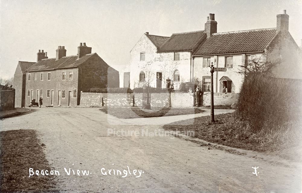 Beacon View, possibly taken on Finkell Street, Gringley-on-the-Hill, c 1905