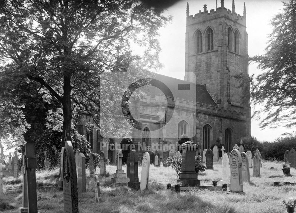 St Mary's Church, Church Road, Greasley, 1950