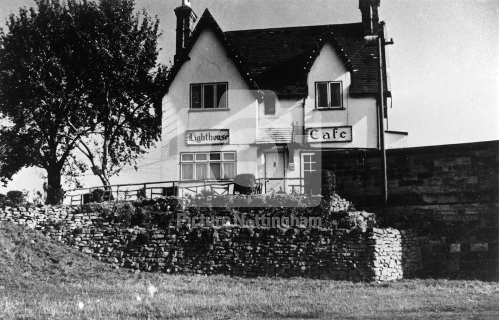 Lighthouse Cafe, River Trent, Gunthorpe, c 1950s