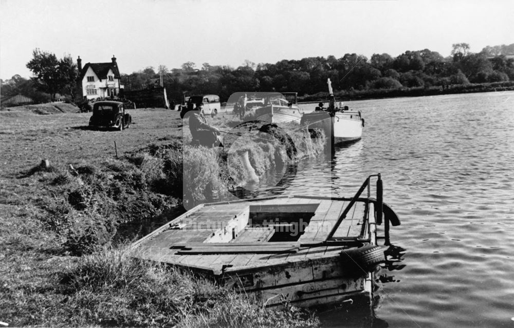 River Trent, Gunthorpe, c 1940s-50s