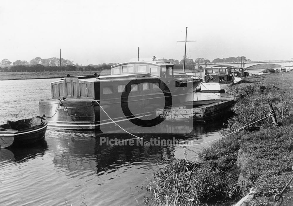 River Trent, Gunthorpe, c 1940s-50s