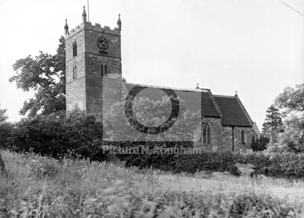 St. Andrew's Church, off Knighton Road, Eakring, 1950