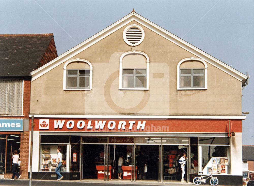 Woolworths, 85 Nottingham Road, Eastwood, c 1985