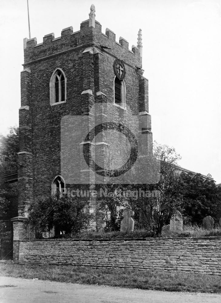 St Mary and All Saints' Church, Hawksworth, c 1960s?