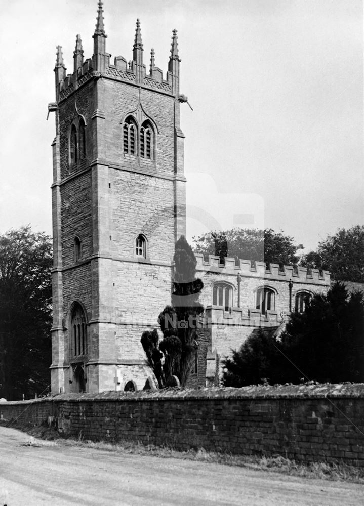 The Parish Church of All Saints, Hawton, c 1950s?