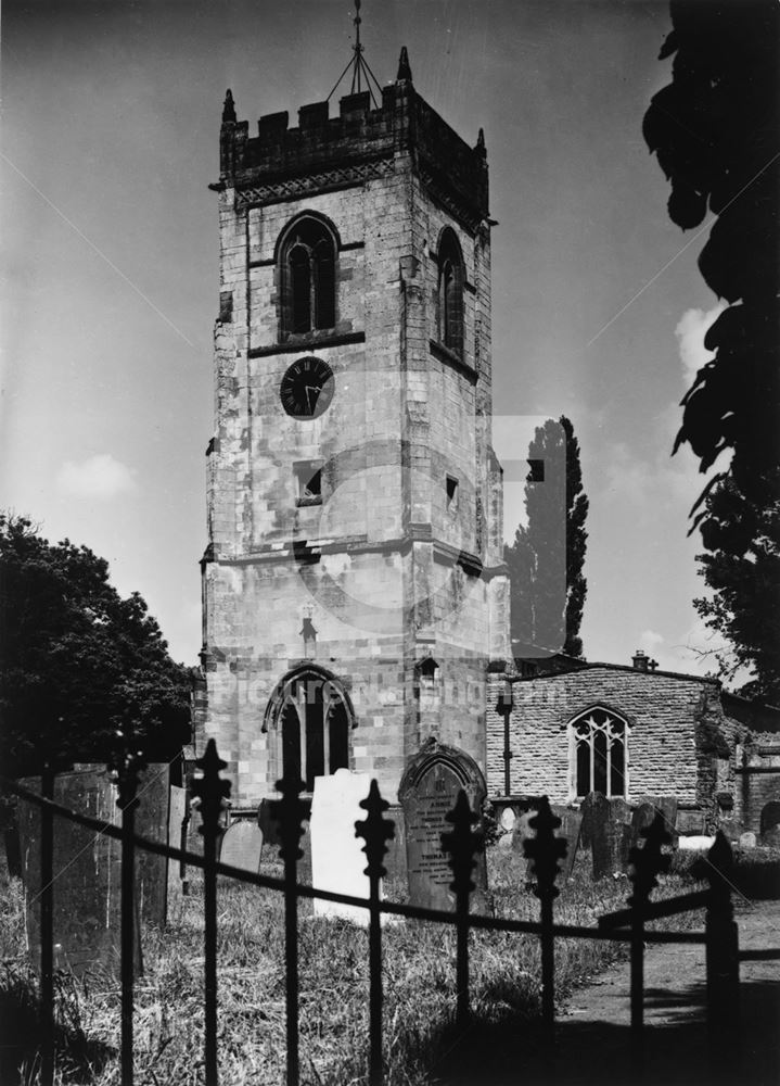 St. Luke's Parish Church, Hickling, c 1960s