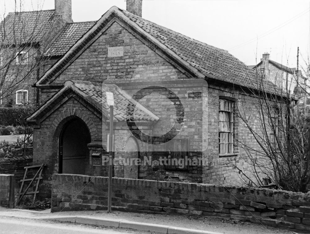 Former Village School, Kirklington Road, Hockerton, 1981