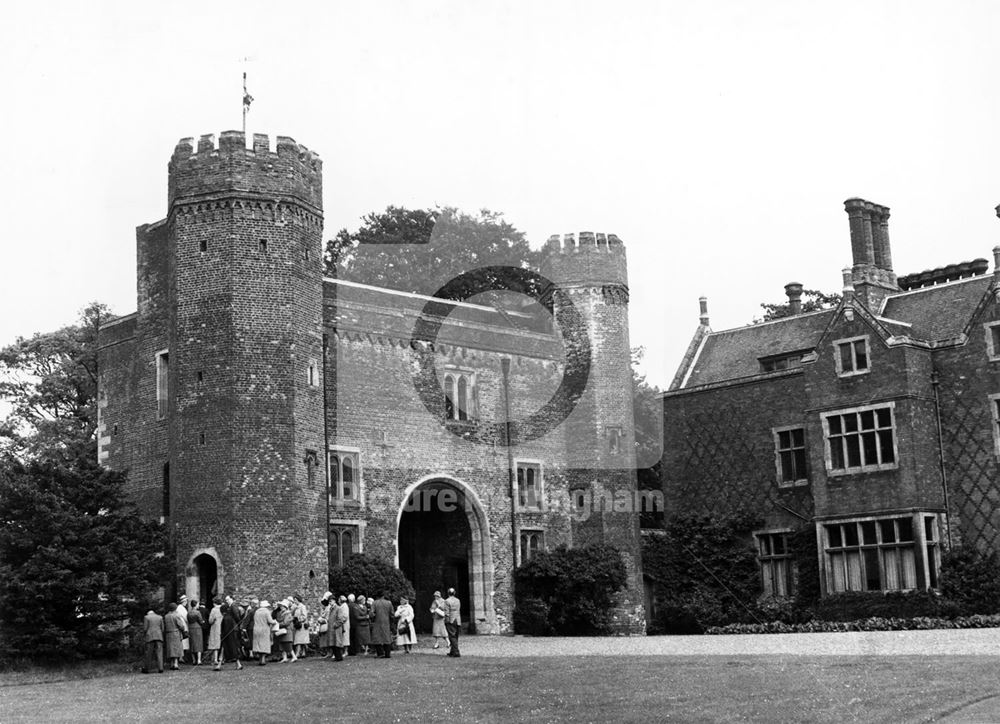 Hodsock Priory, Hodsock, c 1955