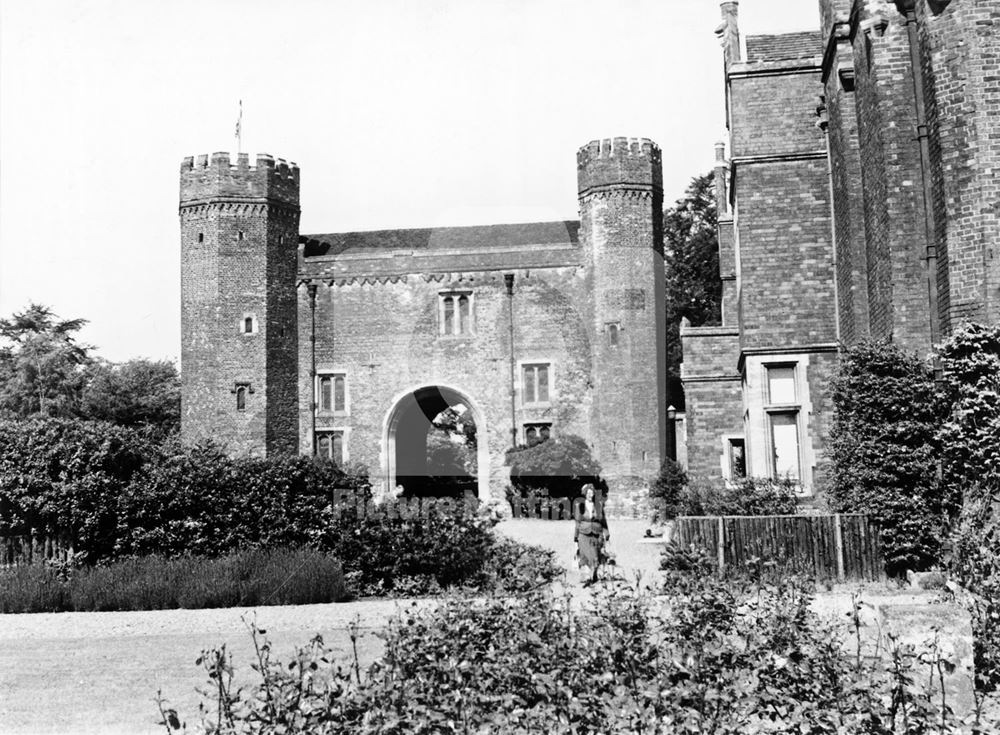 Hodsock Priory, Hodsock, c 1955