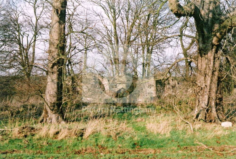 Haughton Chapel ruins, south bank of River Maun, near Haughton, 2004